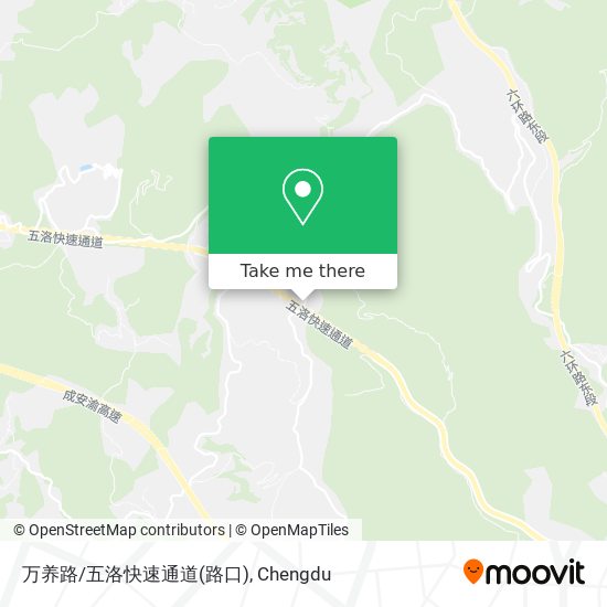 万养路/五洛快速通道(路口) map