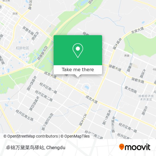 卓锦万黛菜鸟驿站 map