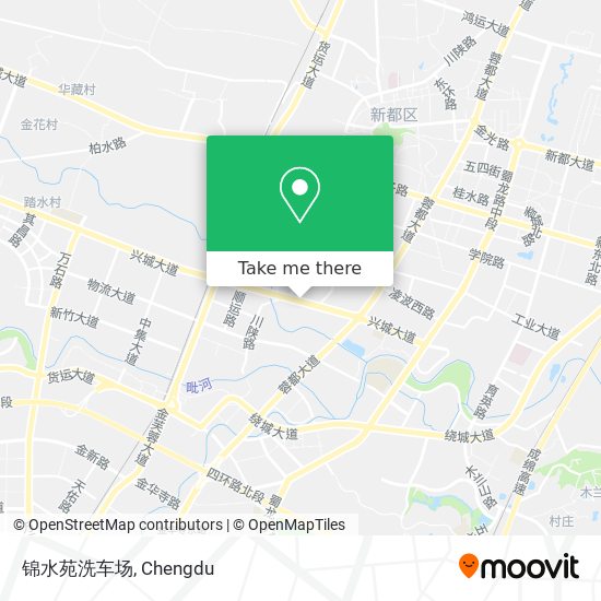 锦水苑洗车场 map