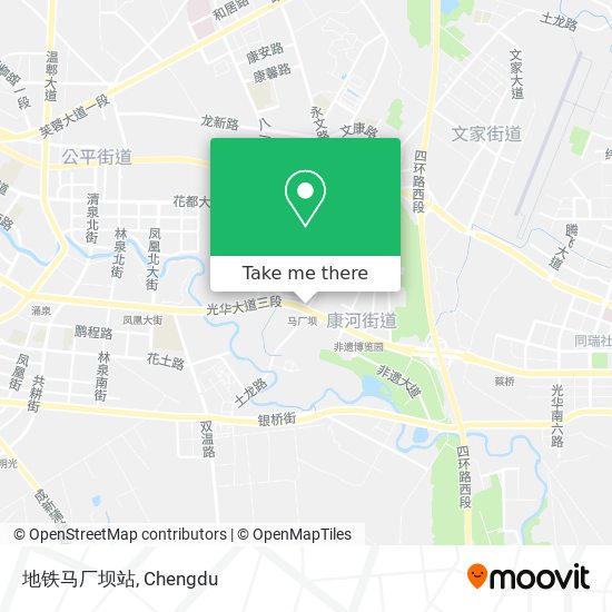 地铁马厂坝站 map