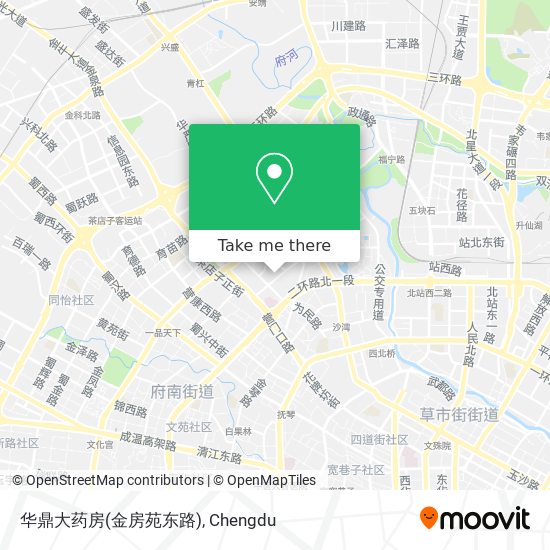 华鼎大药房(金房苑东路) map