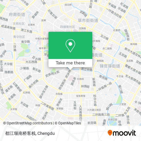 都江堰南桥客栈 map