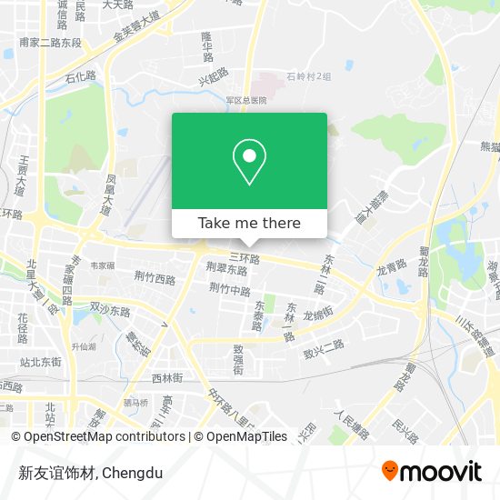 新友谊饰材 map