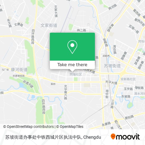 苏坡街道办事处中铁西城片区执法中队 map