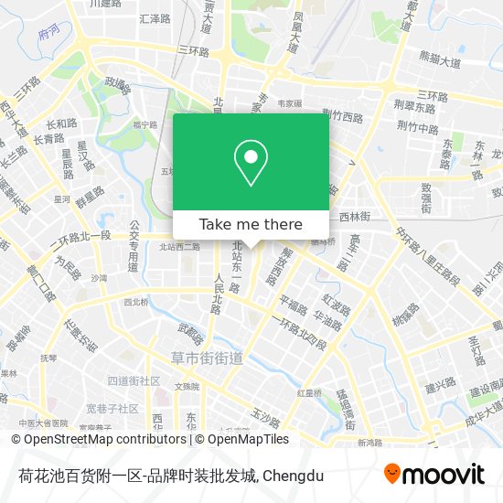 荷花池百货附一区-品牌时装批发城 map