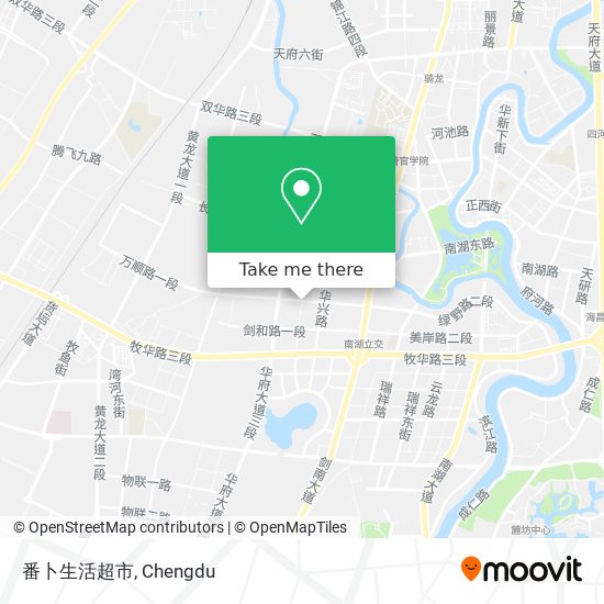 番卜生活超市 map