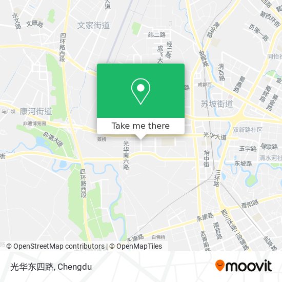 光华东四路 map