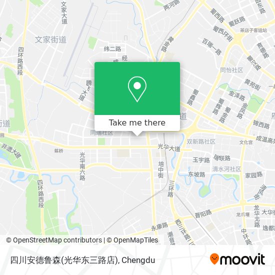 四川安德鲁森(光华东三路店) map
