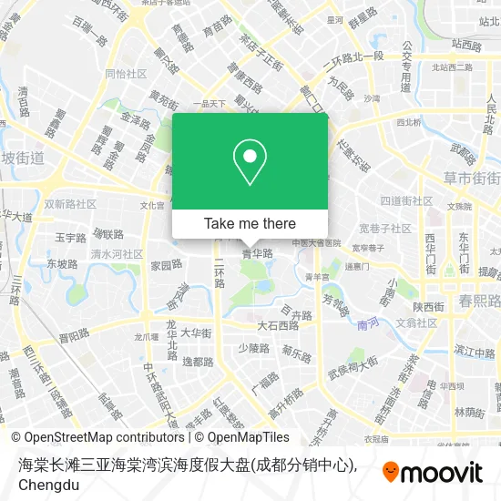 海棠长滩三亚海棠湾滨海度假大盘(成都分销中心) map