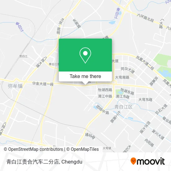 青白江贵合汽车二分店 map