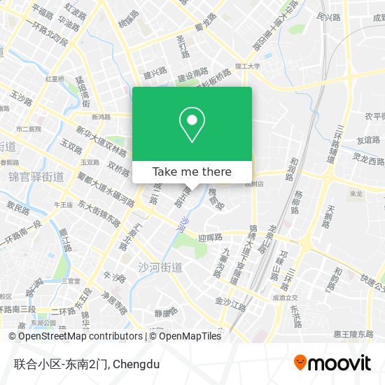 联合小区-东南2门 map