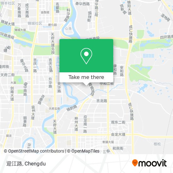 迎江路 map