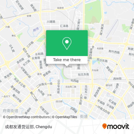 成都发通货运部 map