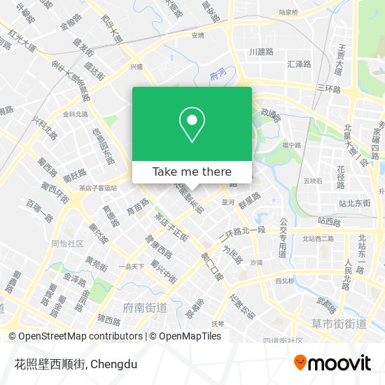 花照壁西顺街 map