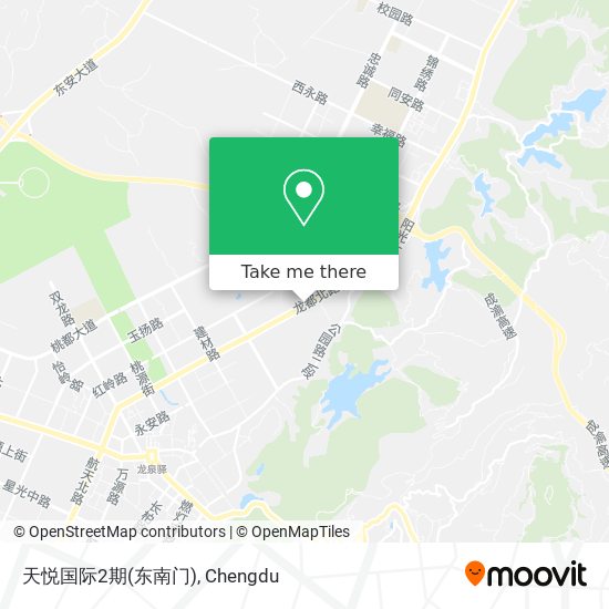 天悦国际2期(东南门) map
