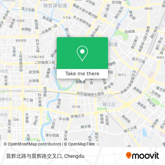 晨辉北路与晨辉路交叉口 map