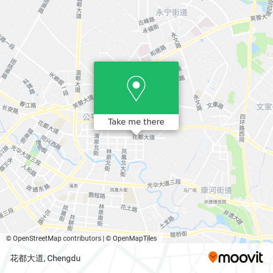 花都大道 map