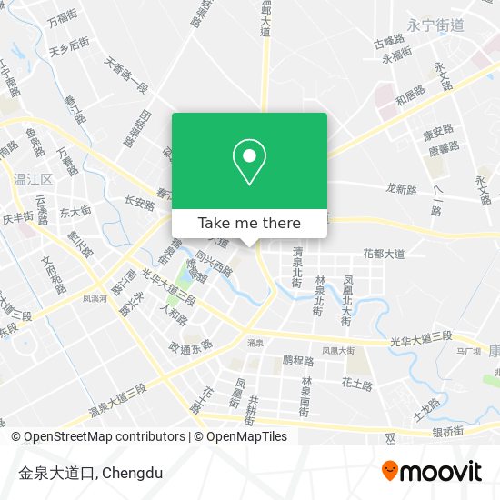 金泉大道口 map