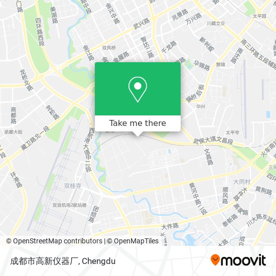 成都市高新仪器厂 map