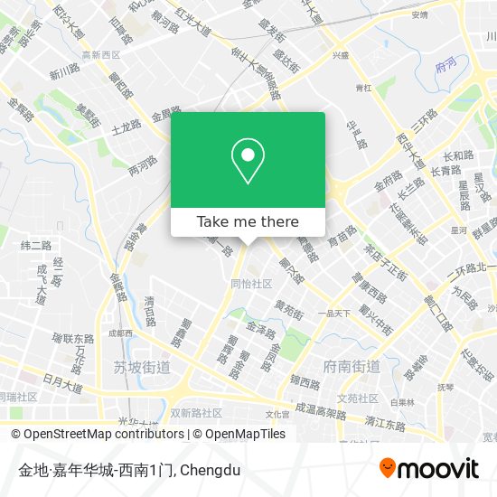 金地·嘉年华城-西南1门 map