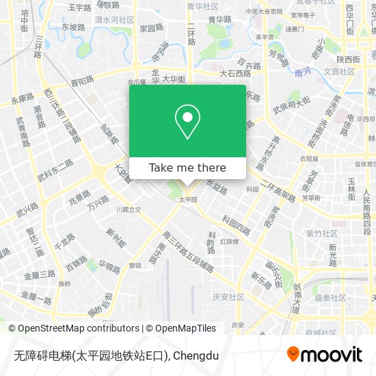 无障碍电梯(太平园地铁站E口) map