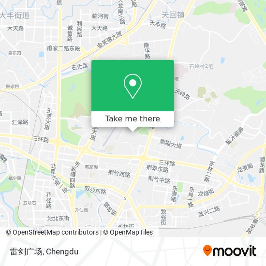 雷剑广场 map