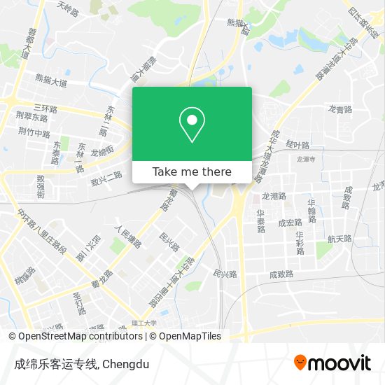 成绵乐客运专线 map
