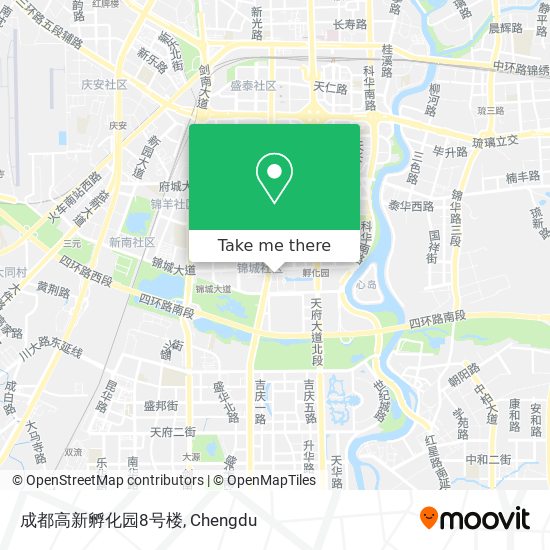 成都高新孵化园8号楼 map