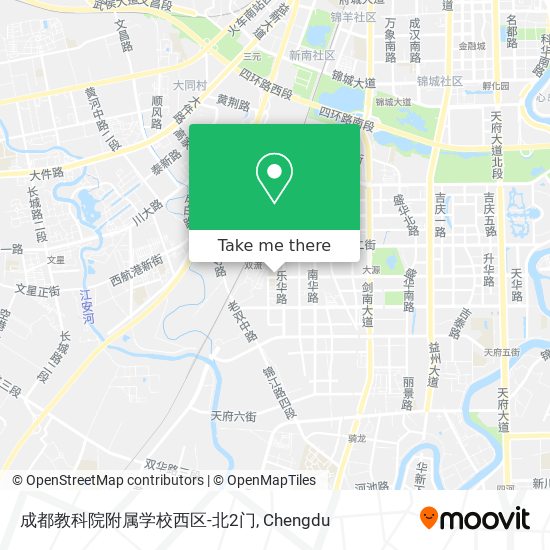 成都教科院附属学校西区-北2门 map