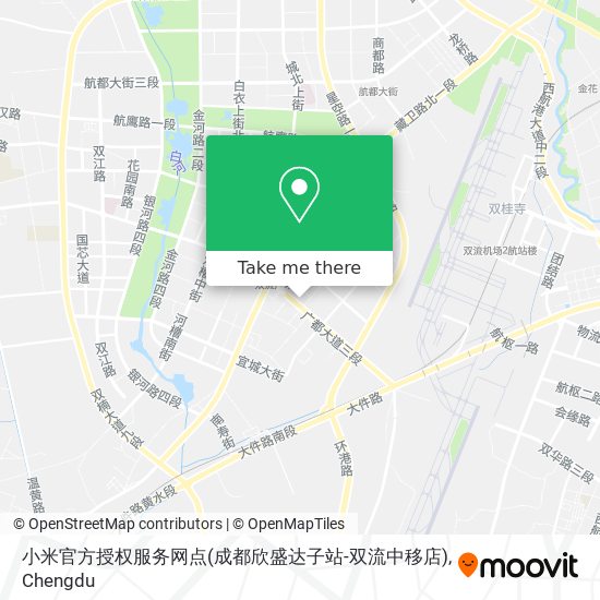 小米官方授权服务网点(成都欣盛达子站-双流中移店) map