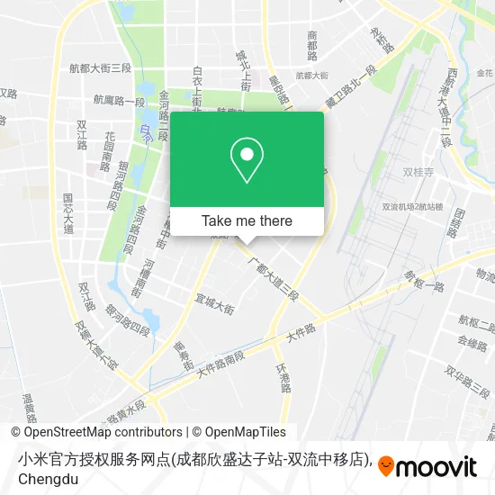 小米官方授权服务网点(成都欣盛达子站-双流中移店) map