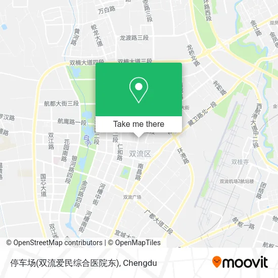 停车场(双流爱民综合医院东) map