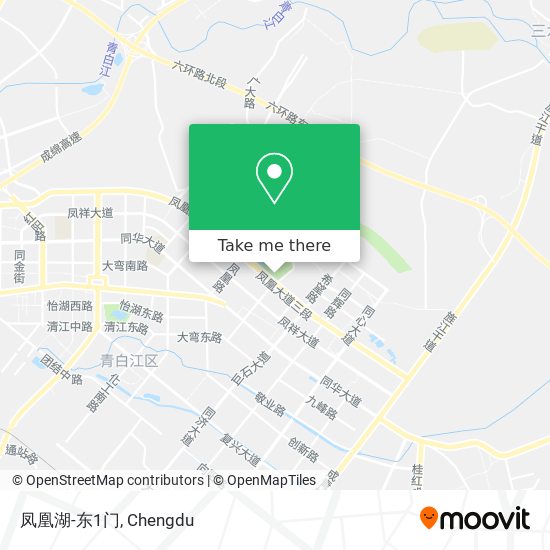 凤凰湖-东1门 map