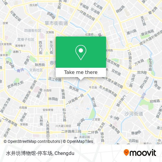 水井坊博物馆-停车场 map