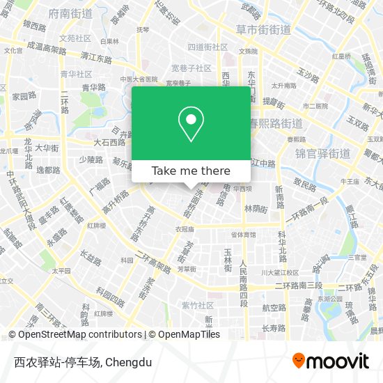 西农驿站-停车场 map