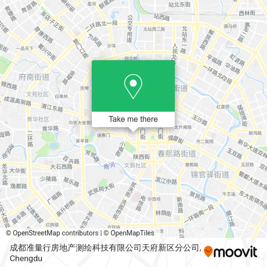 成都准量行房地产测绘科技有限公司天府新区分公司 map