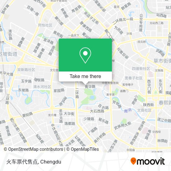 火车票代售点 map