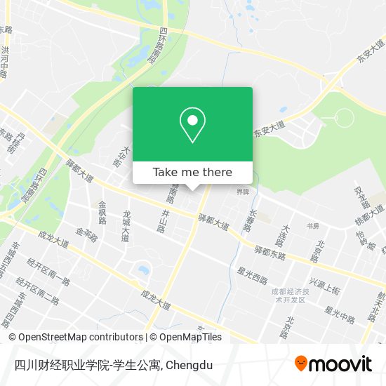 四川财经职业学院-学生公寓 map