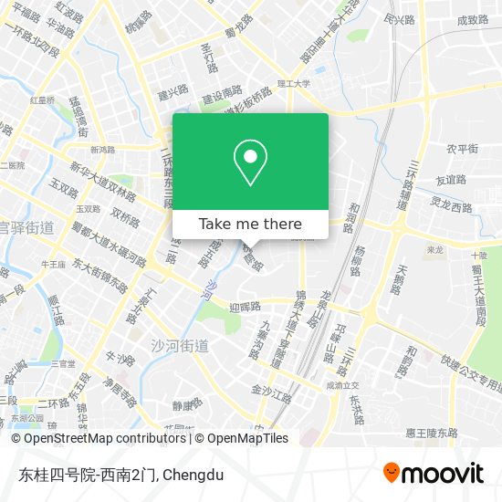 东桂四号院-西南2门 map