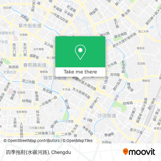 四季拖鞋(水碾河路) map