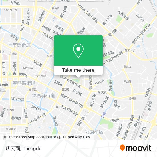 庆云面 map