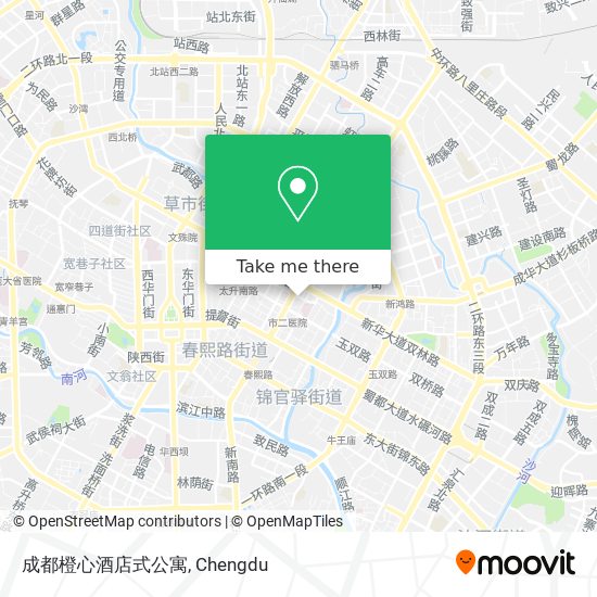 成都橙心酒店式公寓 map