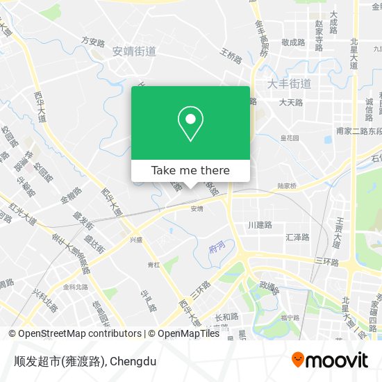 顺发超市(雍渡路) map