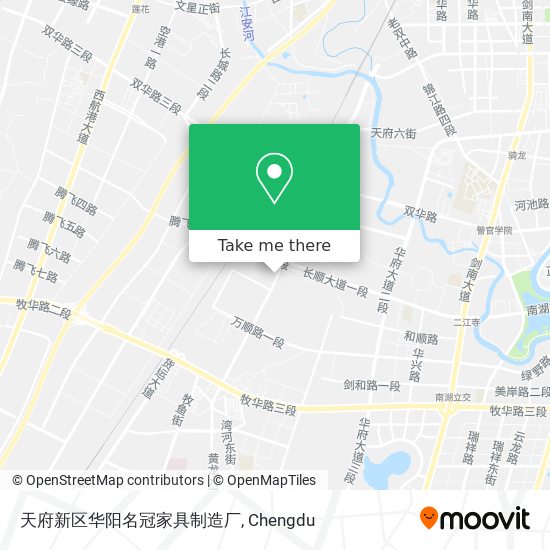 天府新区华阳名冠家具制造厂 map