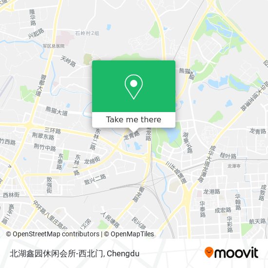 北湖鑫园休闲会所-西北门 map