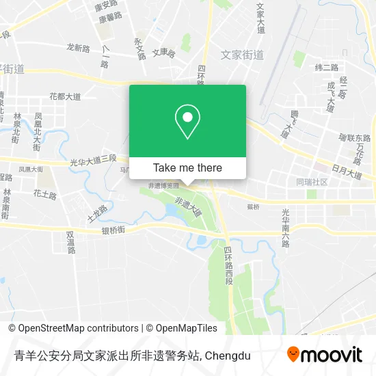青羊公安分局文家派出所非遗警务站 map