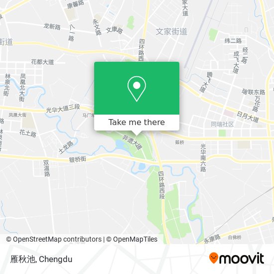 雁秋池 map