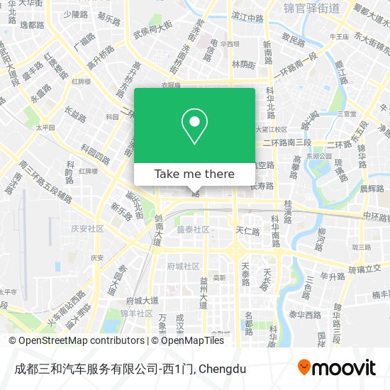 成都三和汽车服务有限公司-西1门 map