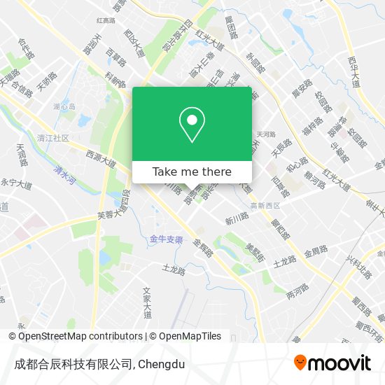 成都合辰科技有限公司 map
