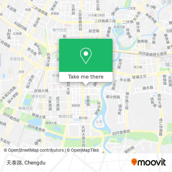 天泰路 map